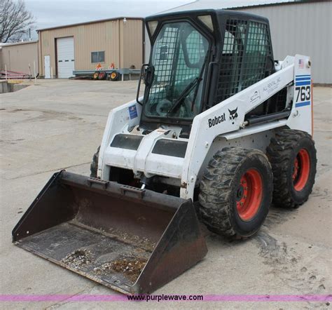 2002 vertical lift 763 bobcat skid steer for sale|bobcat 763 skid steer.